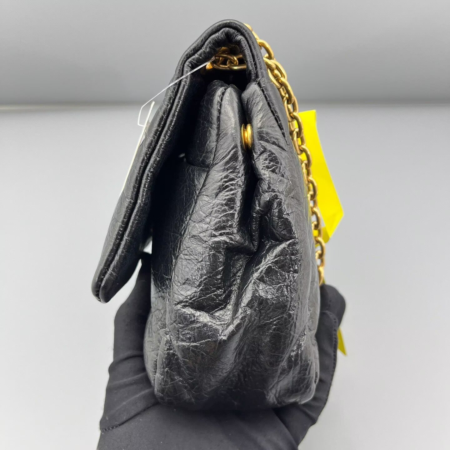 Balenciaga - Monaco chain bag - Leather - Black - (Small)