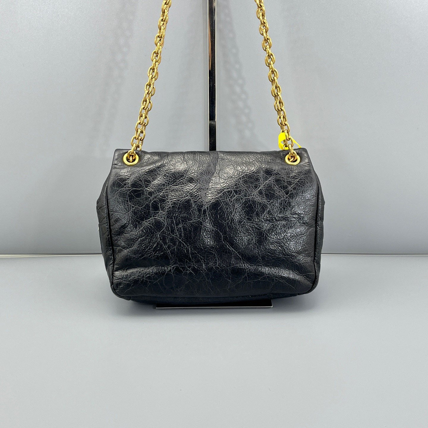 Balenciaga - Monaco chain bag - Leather - Black - (Small)