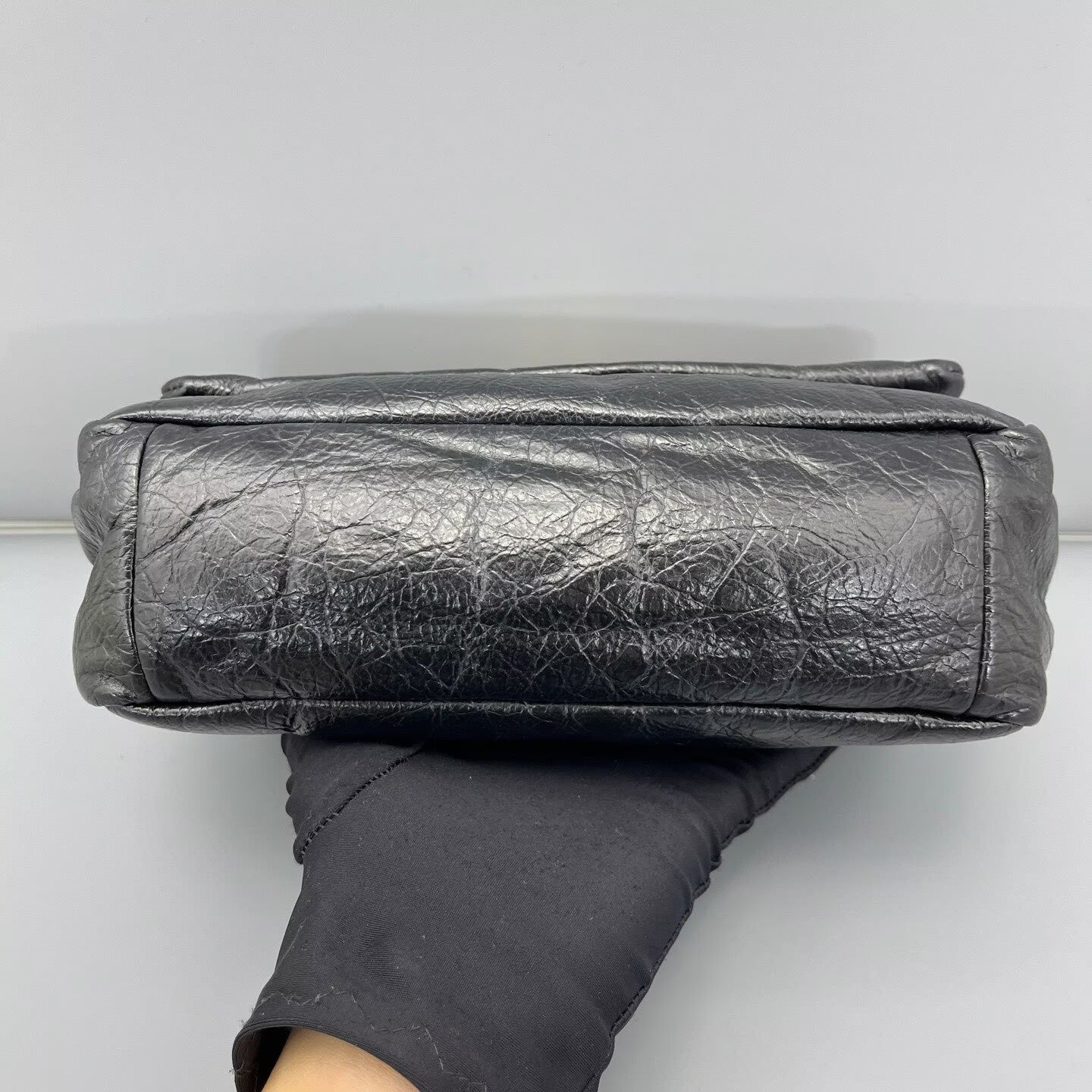 Balenciaga - Monaco chain bag - Leather - Black - (Small)