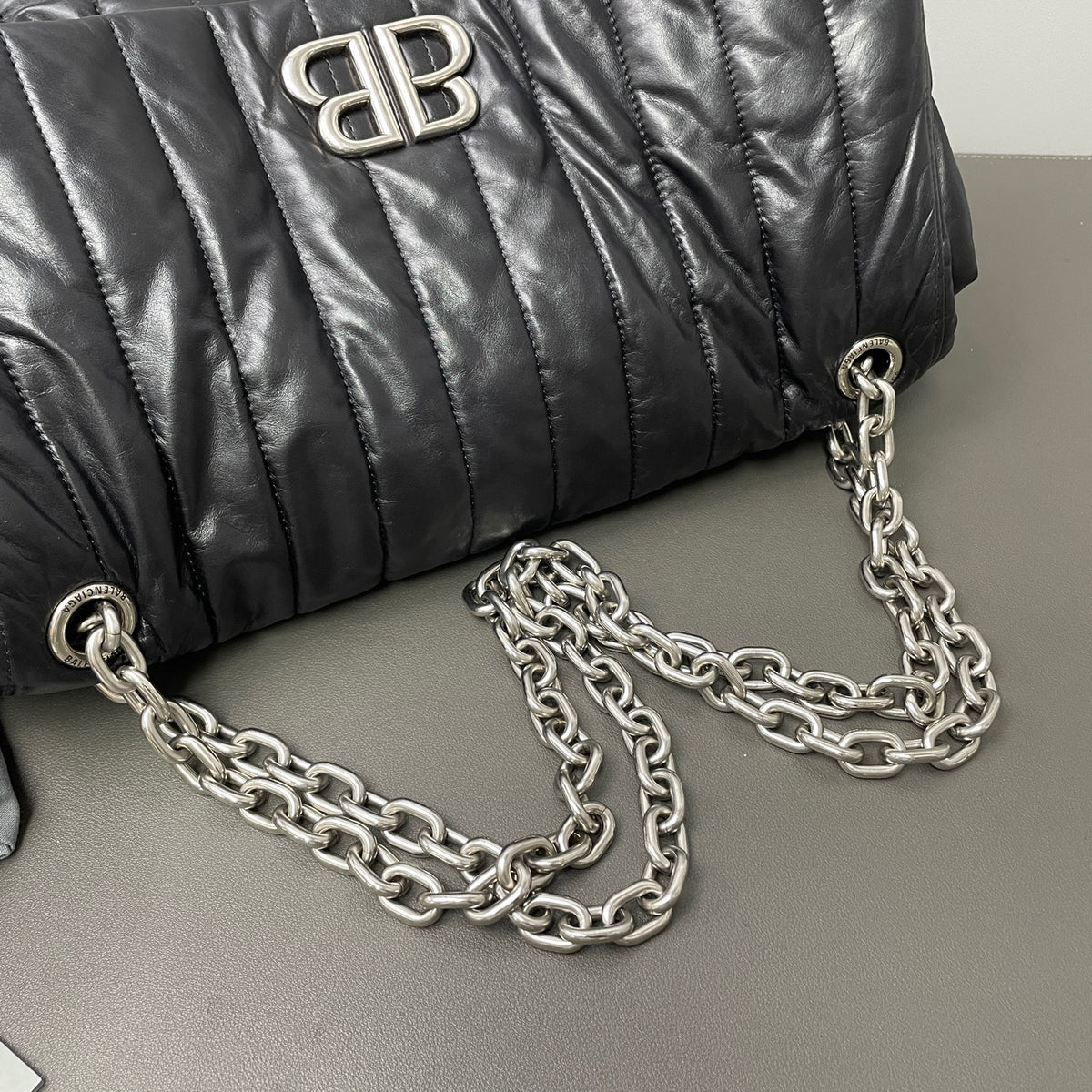 Balenciaga - Monaco - Leather - Black - (medium)