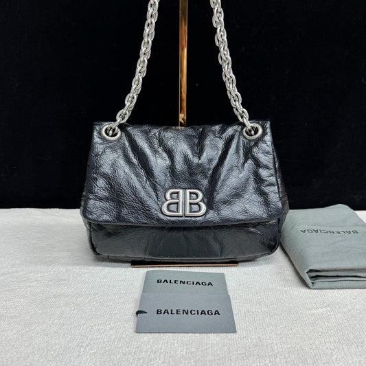Balenciaga - Monaco - Leather - Black - (mini)