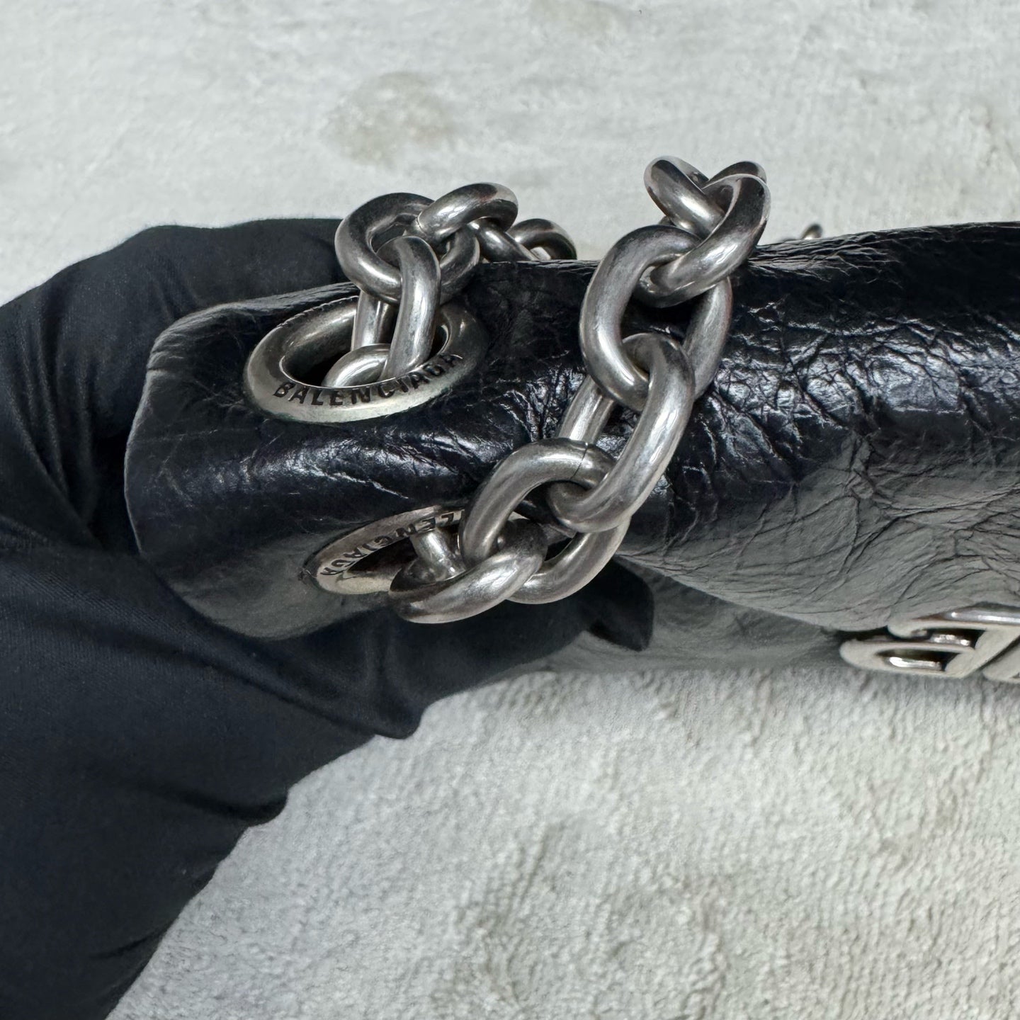 Balenciaga - Monaco - Leather - Black - (mini)
