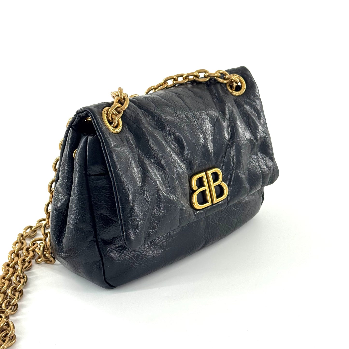 Balenciaga - Monaco - Leather - Black - (small)