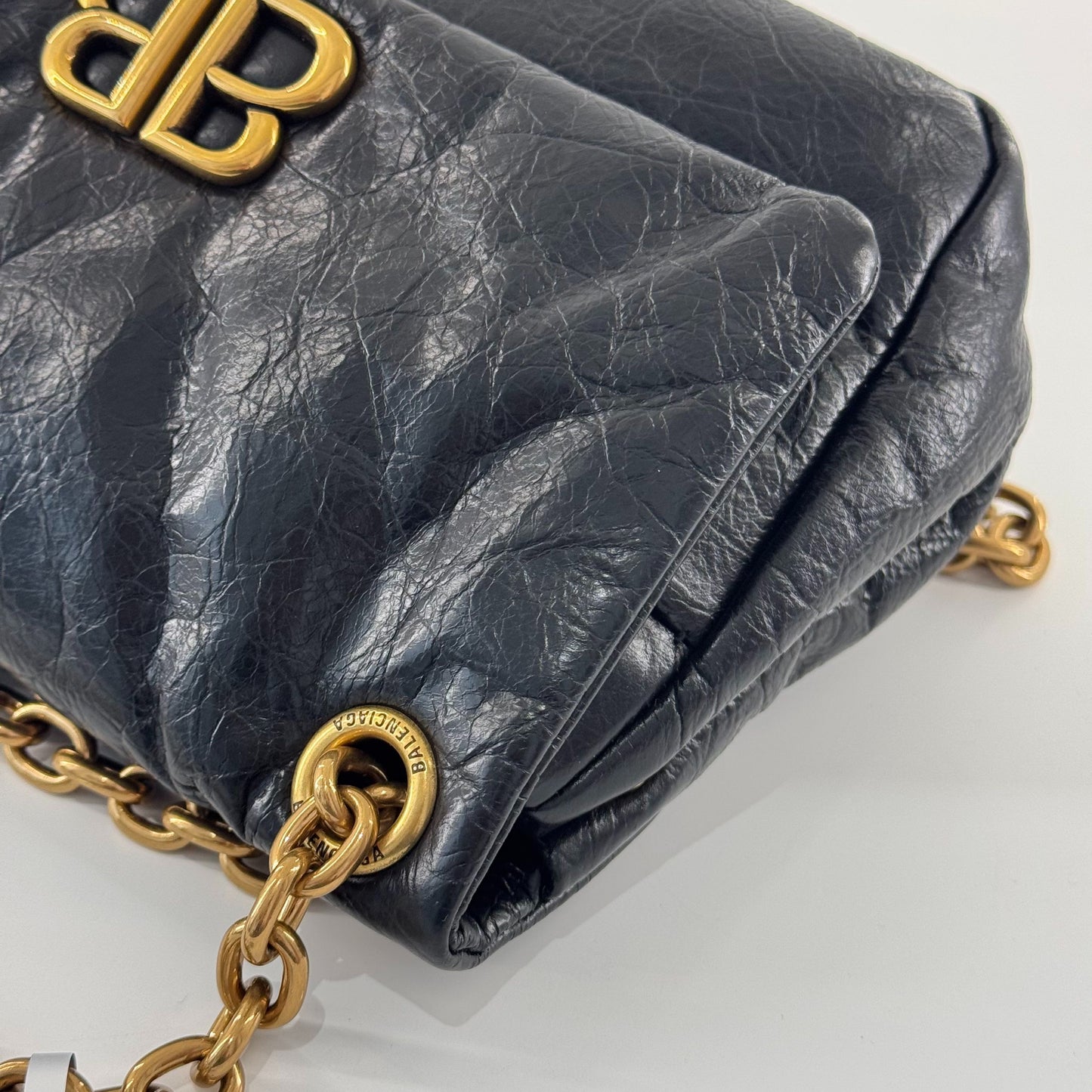 Balenciaga - Monaco - Leather - Black - (small)
