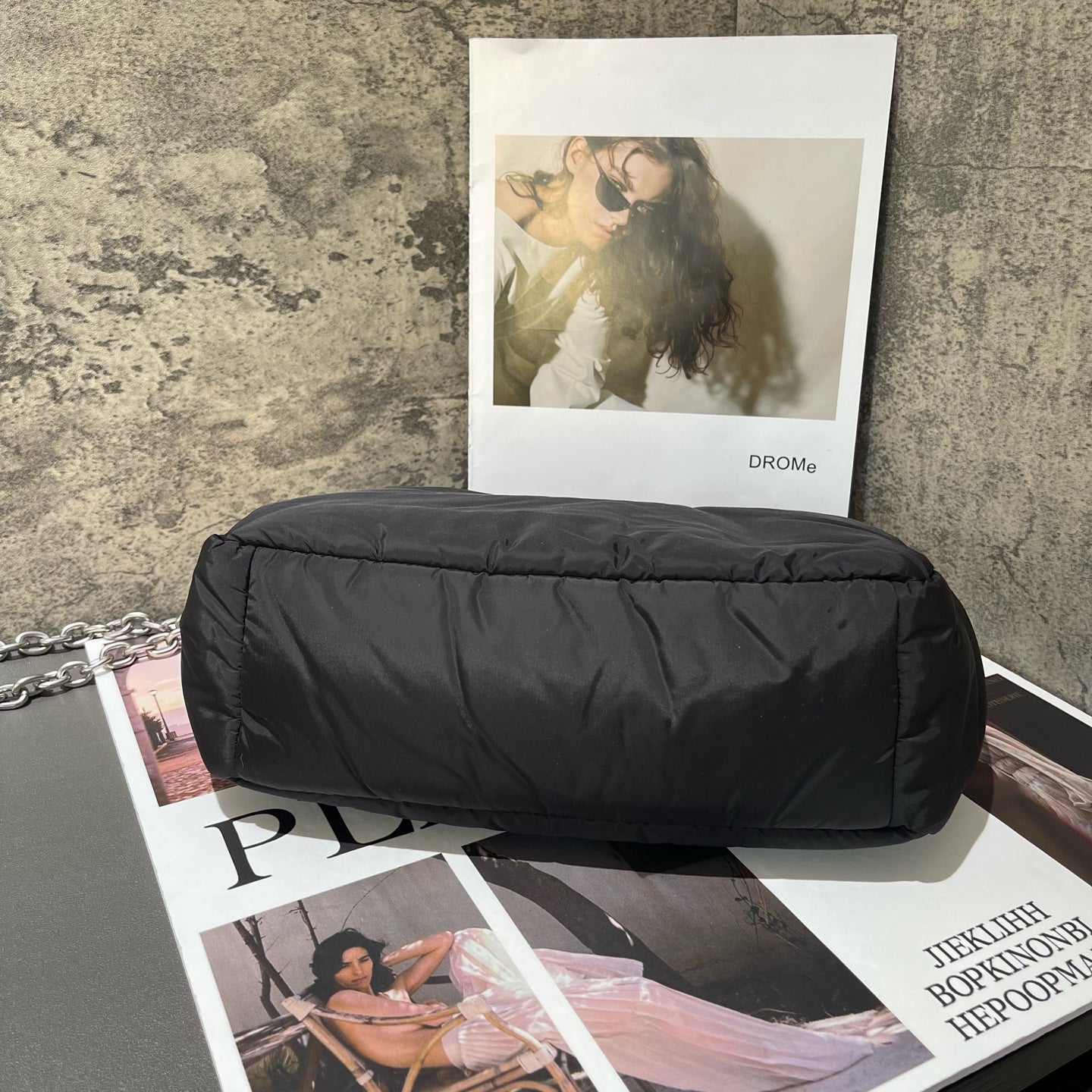 Balenciaga - Monaco Puffy Shoulder Bag - Nylon - Black - (medium)