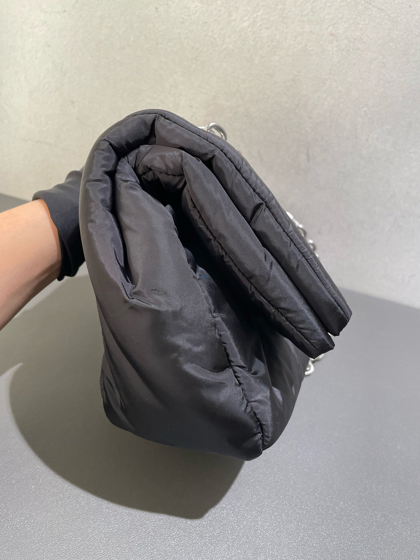 Balenciaga - Monaco Puffy Shoulder Bag - Nylon - Black - (medium)