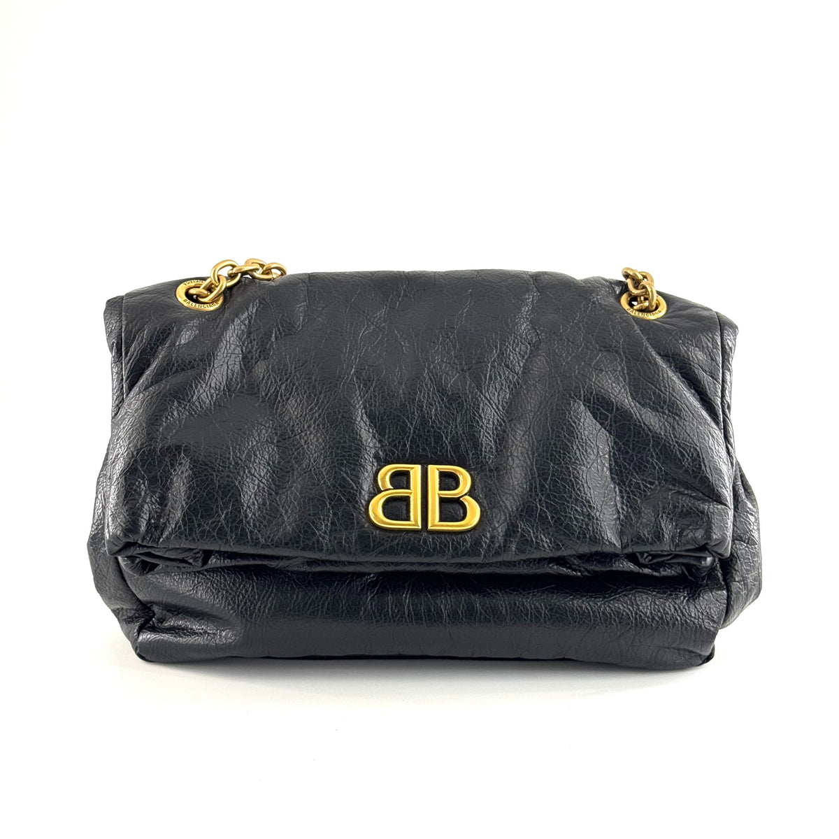 Balenciaga - Monaco Small - Leather - Black - (small)