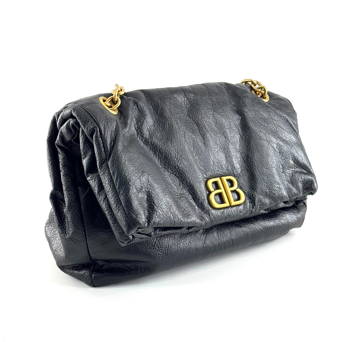 Balenciaga - Monaco Small - Leather - Black - (small)