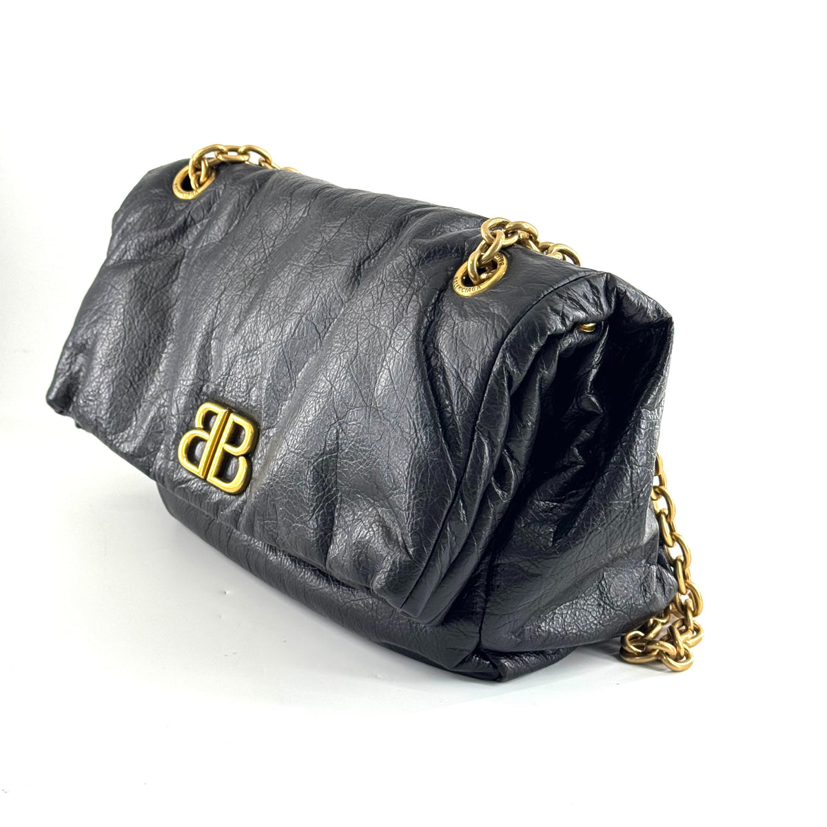 Balenciaga - Monaco Small - Leather - Black - (small)