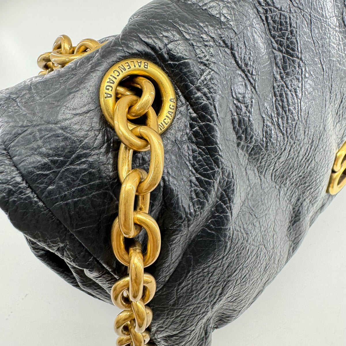 Balenciaga - Monaco Small - Leather - Black - (small)