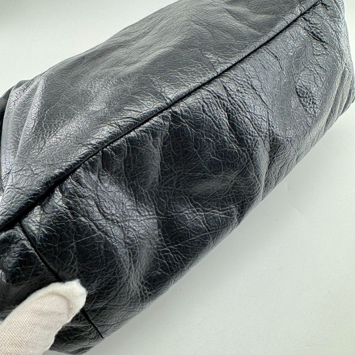 Balenciaga - Monaco Small - Leather - Black - (small)