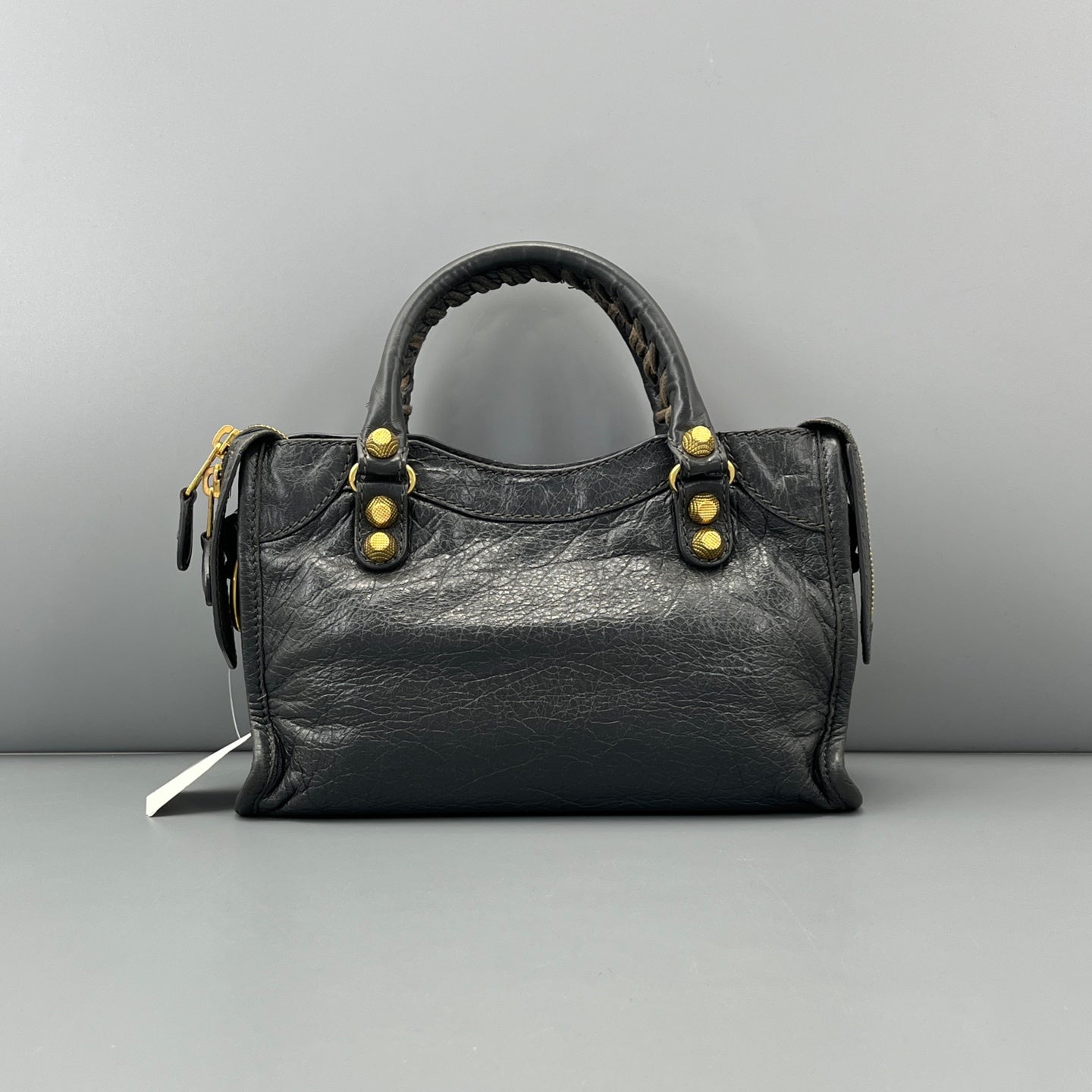 Balenciaga - Motorcycle Bag - Leather - Grey