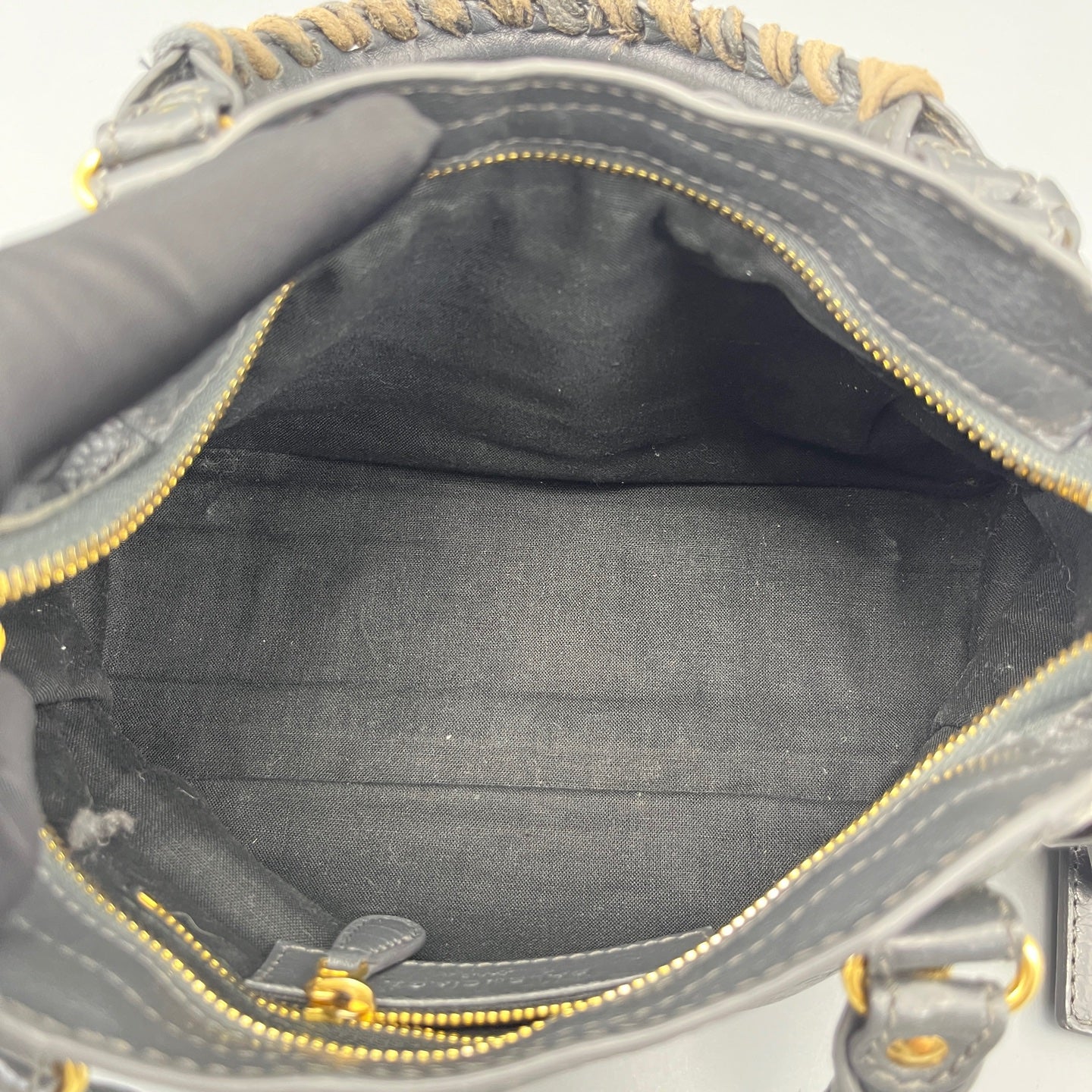 Balenciaga - Motorcycle Bag - Leather - Grey