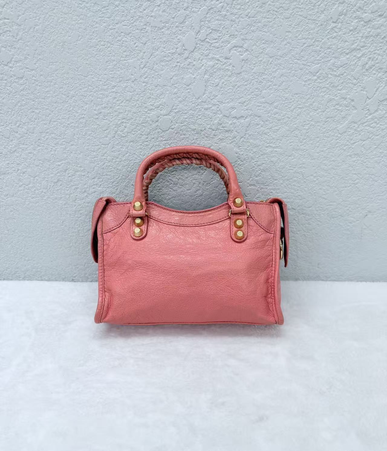 Balenciaga - Motorcycle Bag Mini - Leather - Pink - (mini)