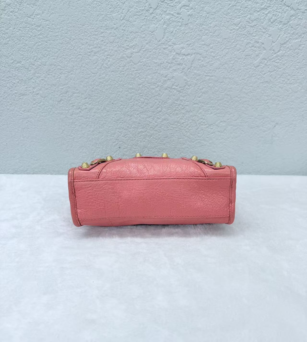 Balenciaga - Motorcycle Bag Mini - Leather - Pink - (mini)