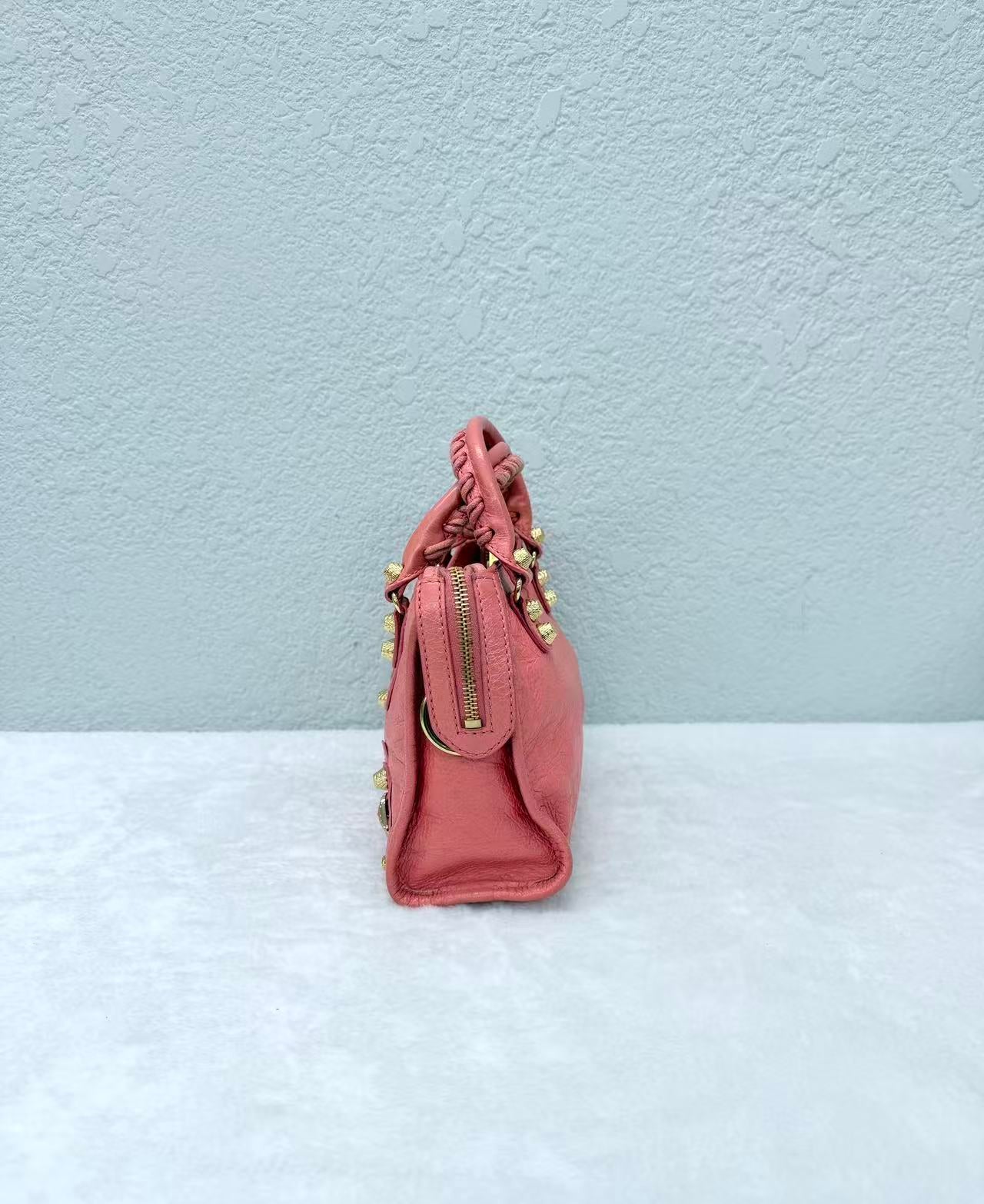 Balenciaga - Motorcycle Bag Mini - Leather - Pink - (mini)