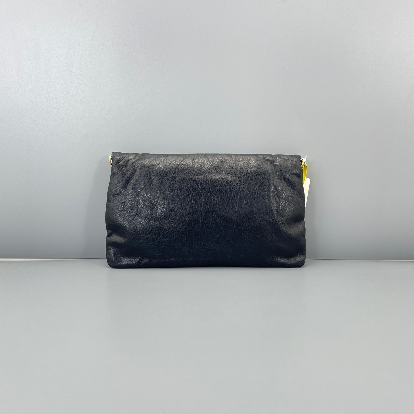 Balenciaga - Motorcycle Fold-Over Shoulder Bag - Leather - Black - (Small)