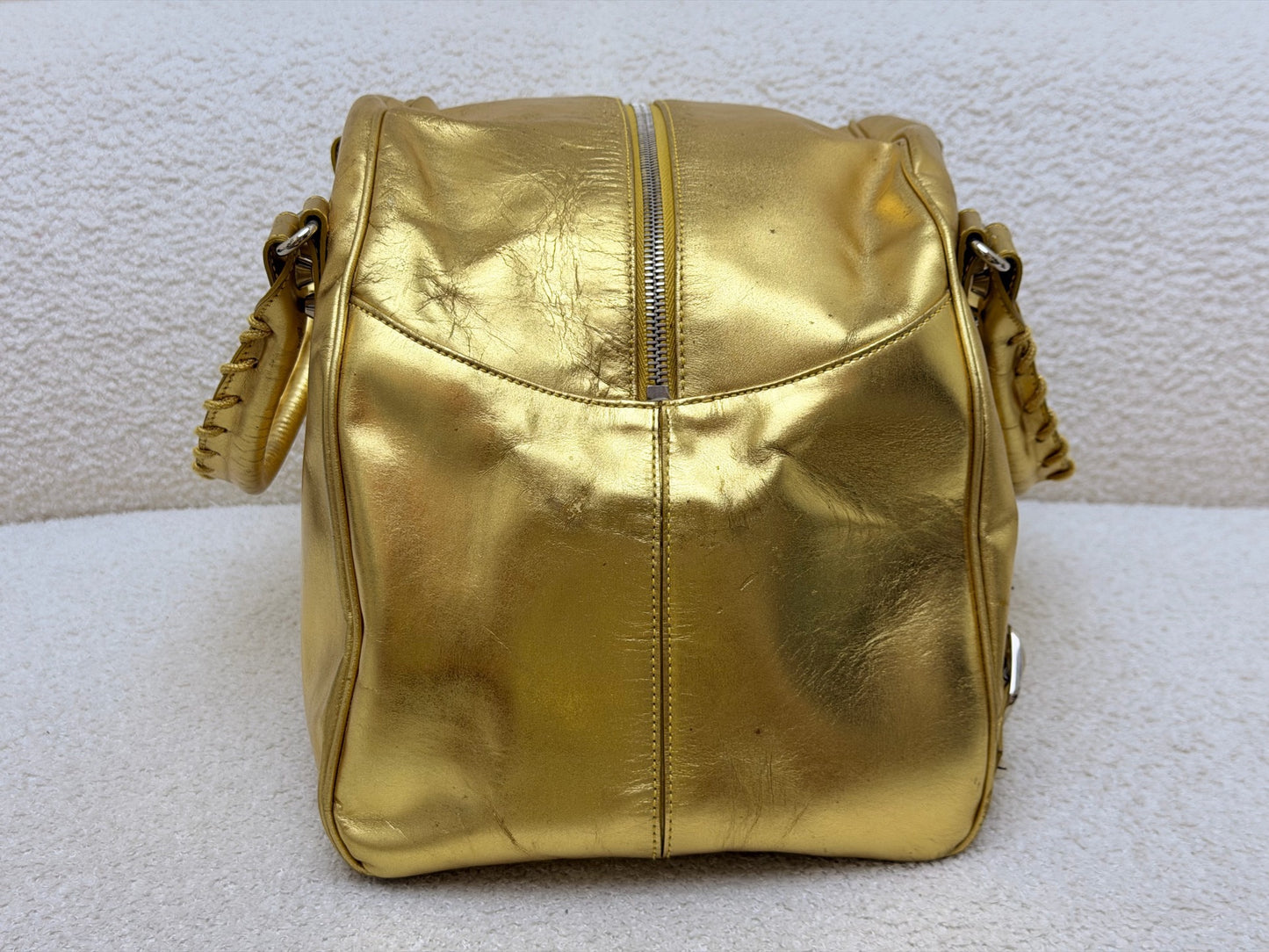 Balenciaga - Motorcycle - Leather - Gold - (medium)