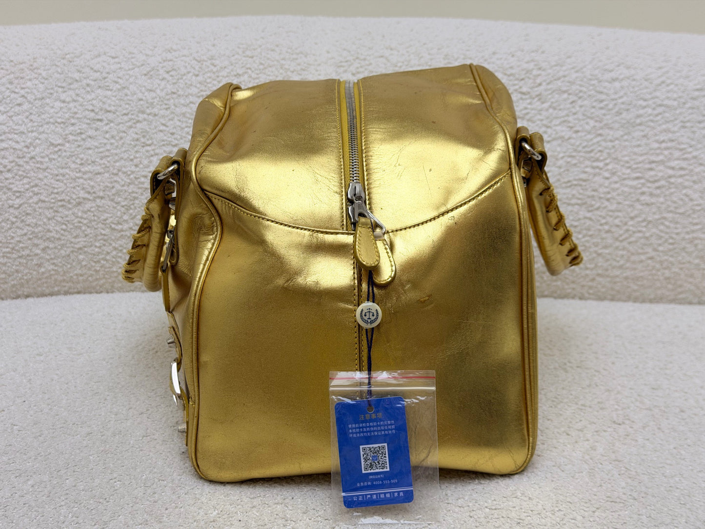 Balenciaga - Motorcycle - Leather - Gold - (medium)