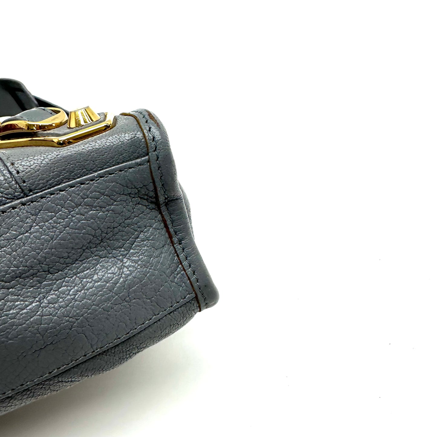 Balenciaga - Motorcycle - Leather - Grey - (mini)