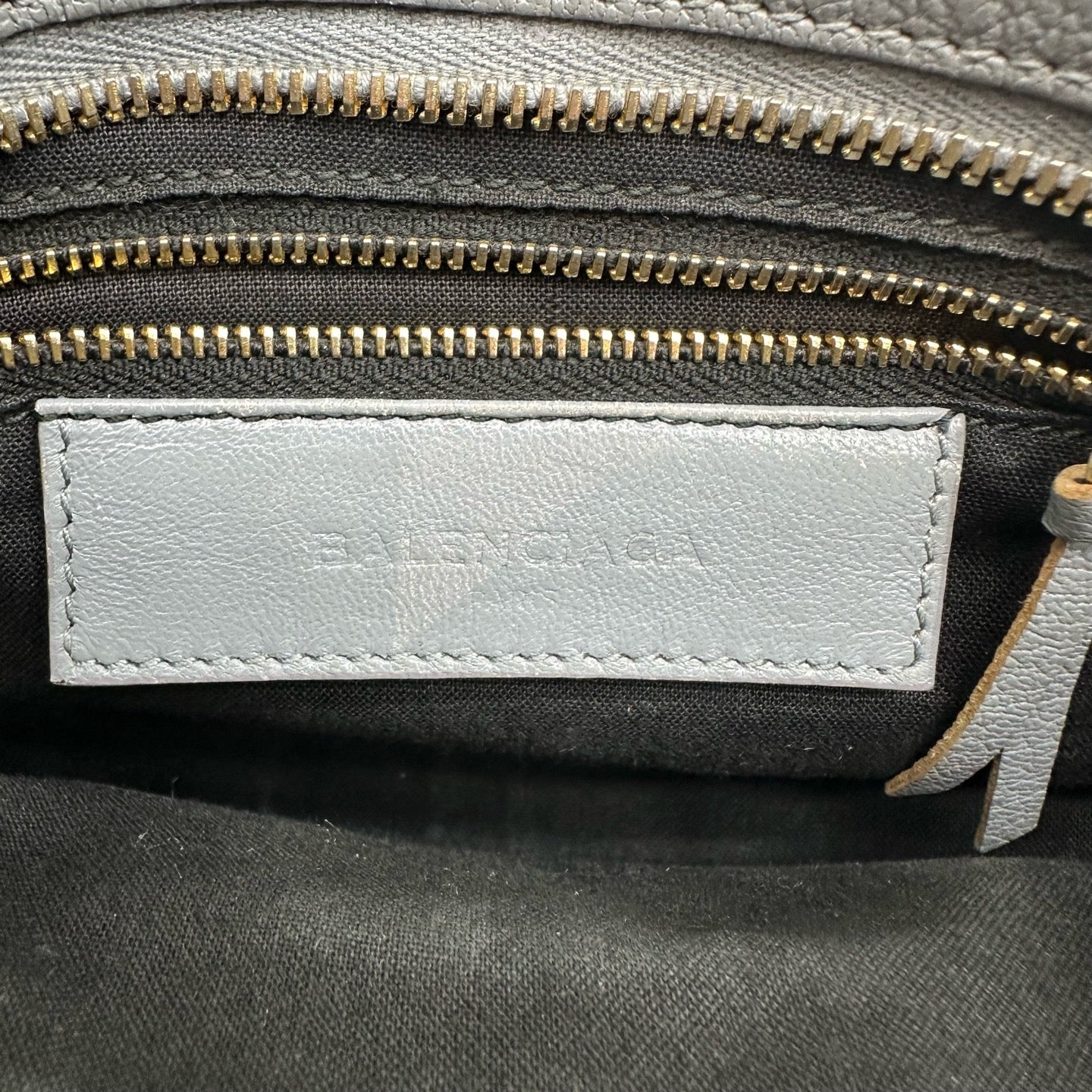 Balenciaga - Motorcycle - Leather - Grey - (mini)