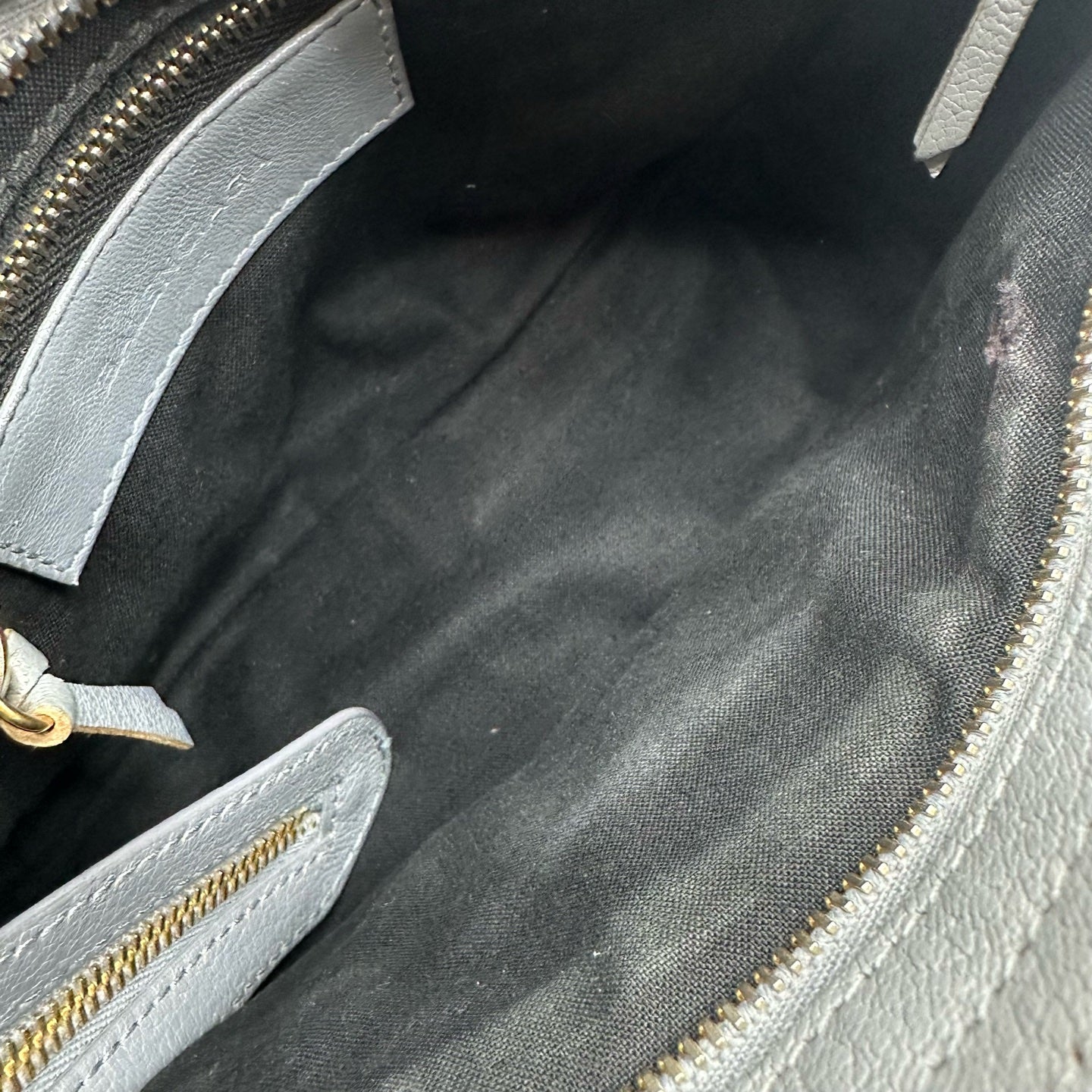 Balenciaga - Motorcycle - Leather - Grey - (mini)
