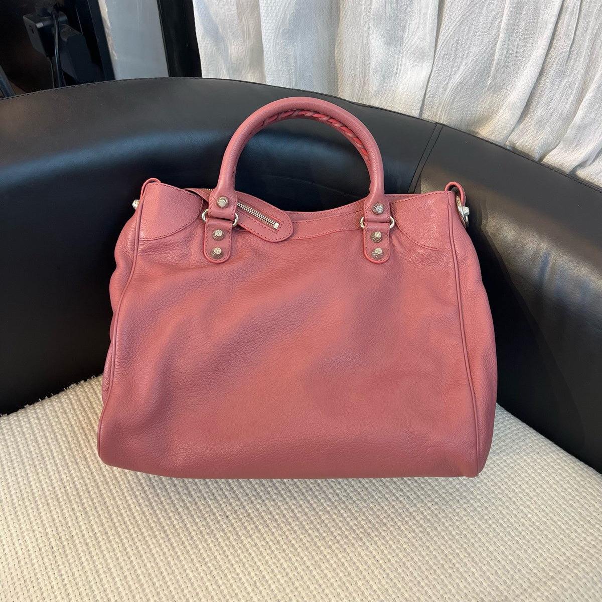 Balenciaga - Motorcycle - Leather - Pink