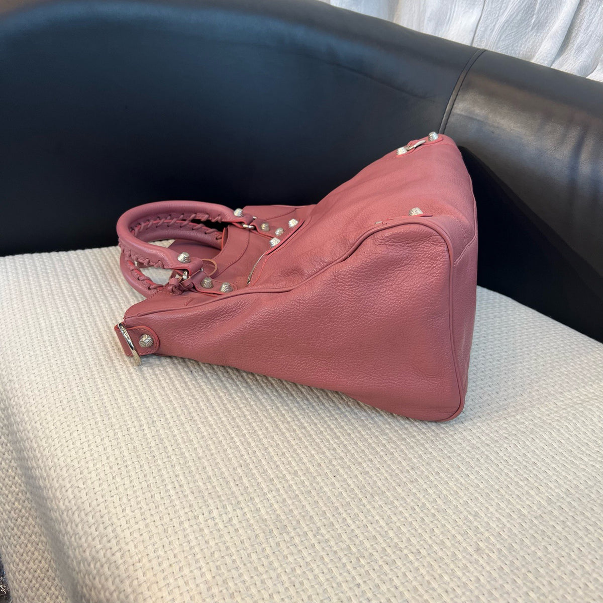 Balenciaga - Motorcycle - Leather - Pink