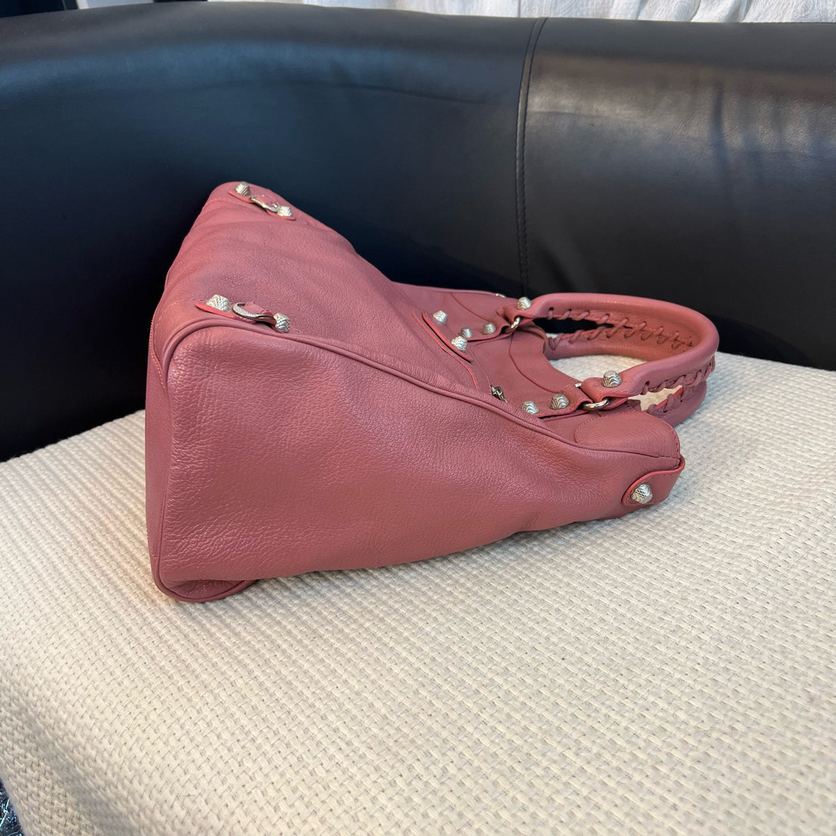 Balenciaga - Motorcycle - Leather - Pink