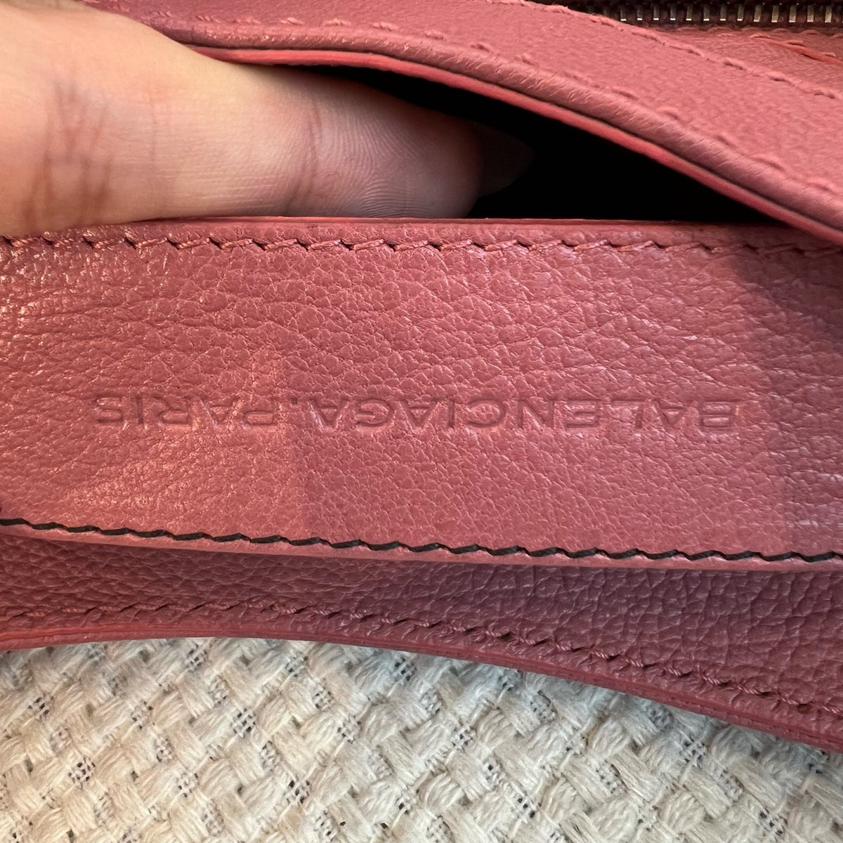 Balenciaga - Motorcycle - Leather - Pink
