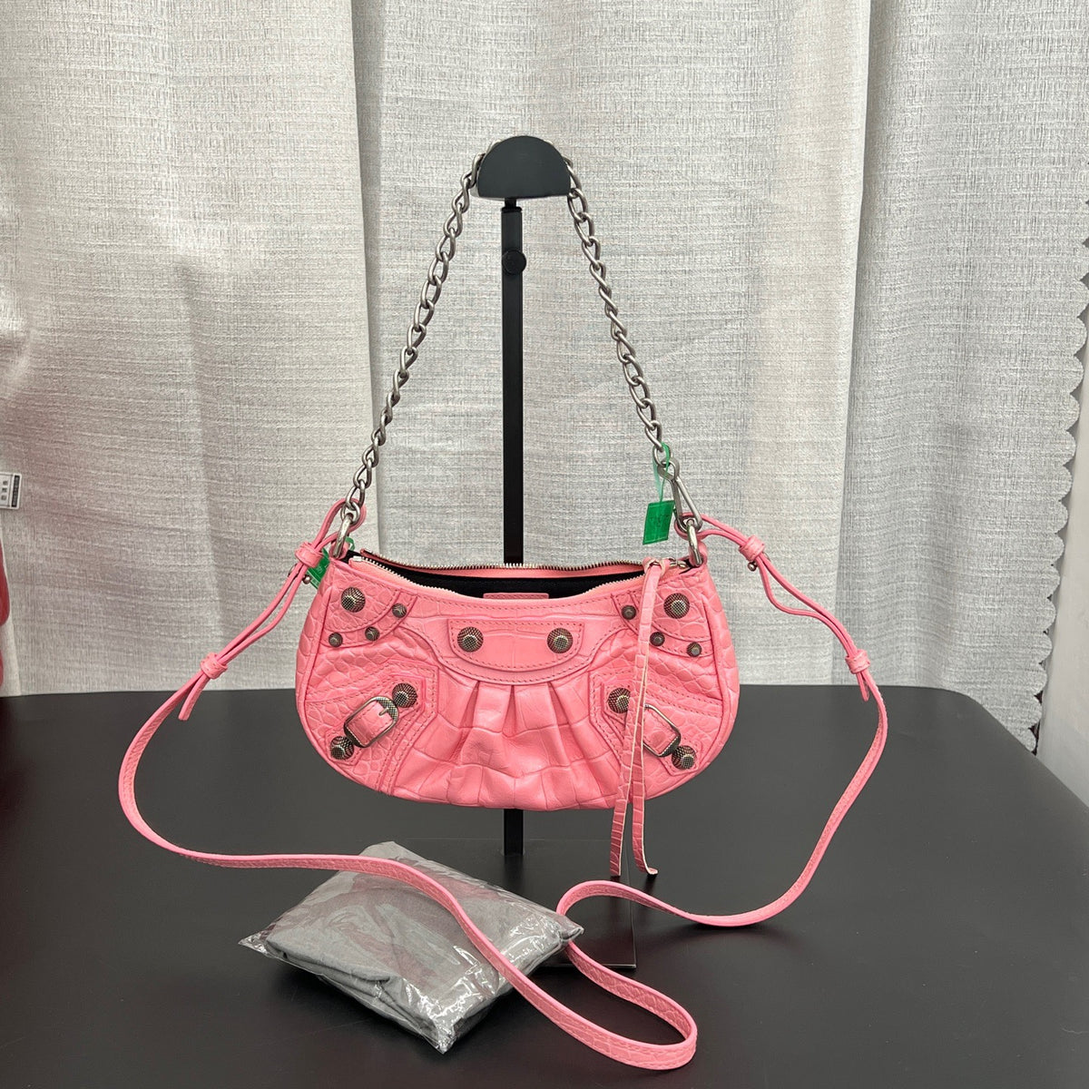 Balenciaga - Motorcycle Mini - Leather - Pink - (mini)