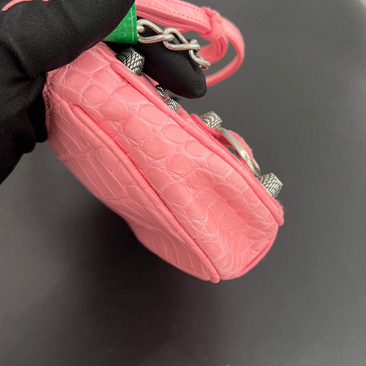 Balenciaga - Motorcycle Mini - Leather - Pink - (mini)