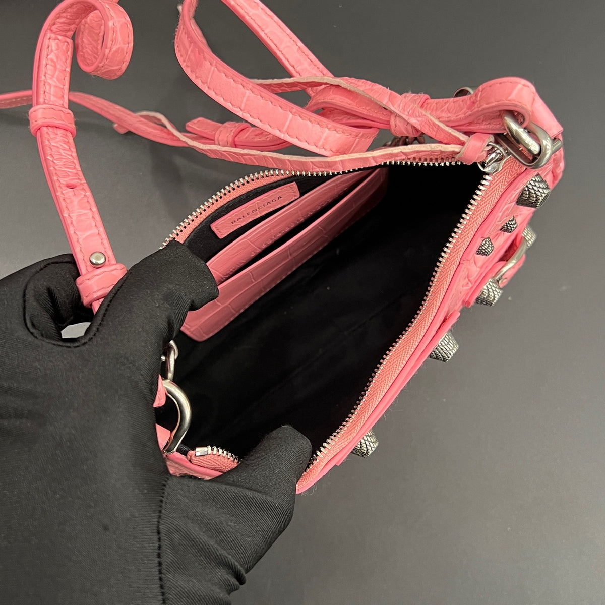 Balenciaga - Motorcycle Mini - Leather - Pink - (mini)