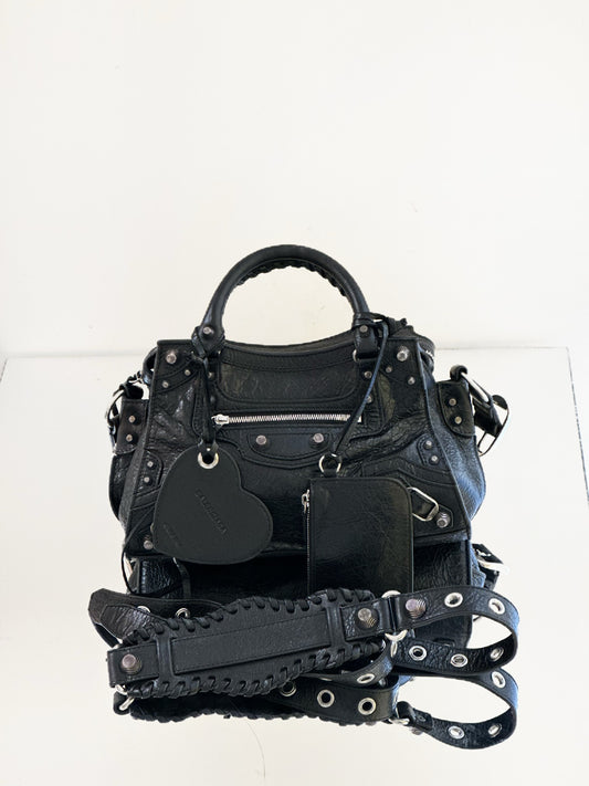 Balenciaga - Neo Cagole - Leather - Black - (Small)