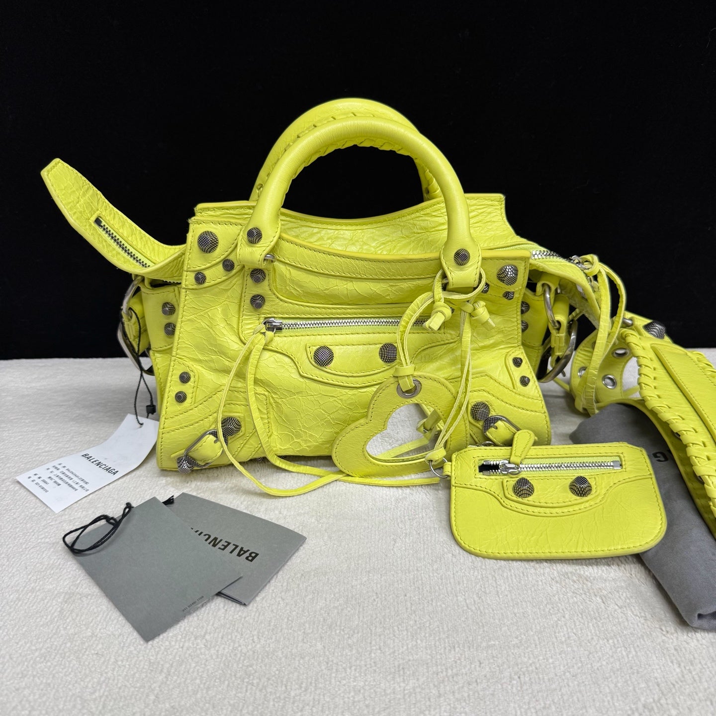 Balenciaga - Neo Cagole - Leather - Yellow - (mini)