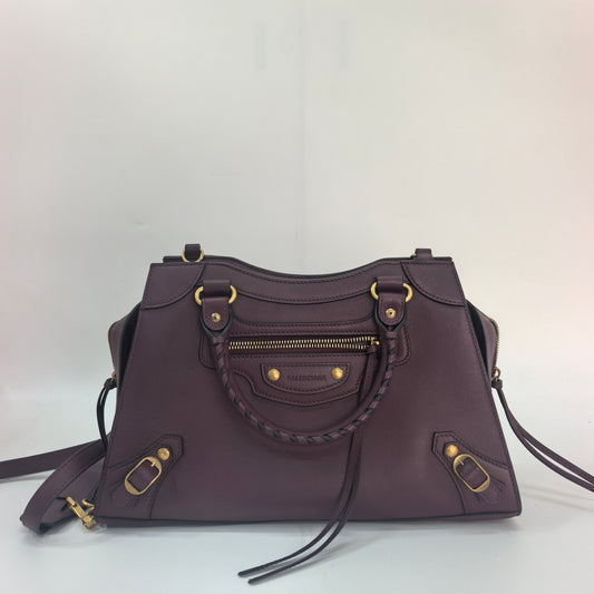 Balenciaga - Neo Classic City - Leather - Burgundy - (Small)