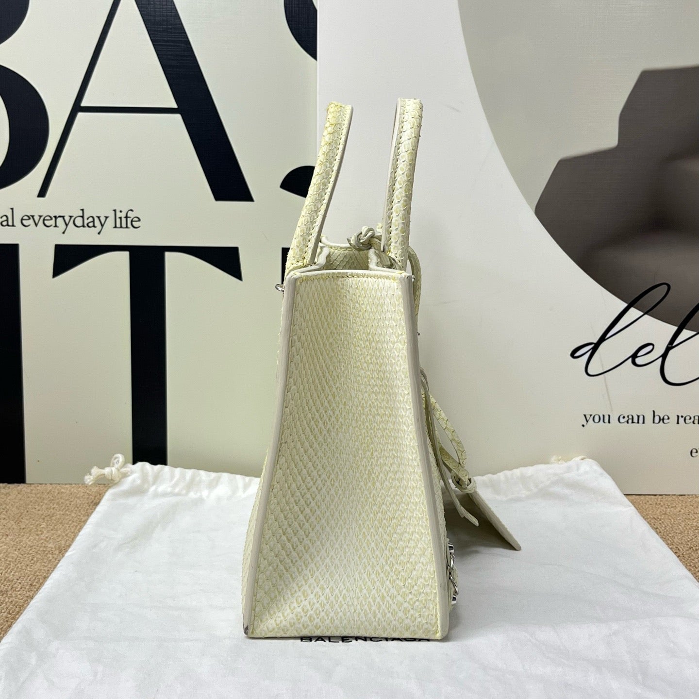 Balenciaga - Neo Classic - Exotic leathers - Python - Yellow - (small)