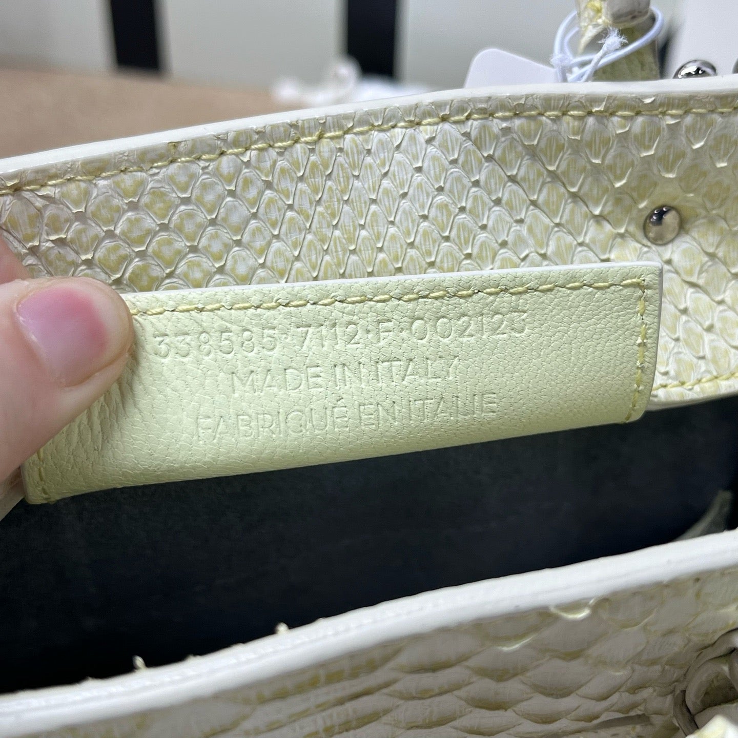 Balenciaga - Neo Classic - Exotic leathers - Python - Yellow - (small)