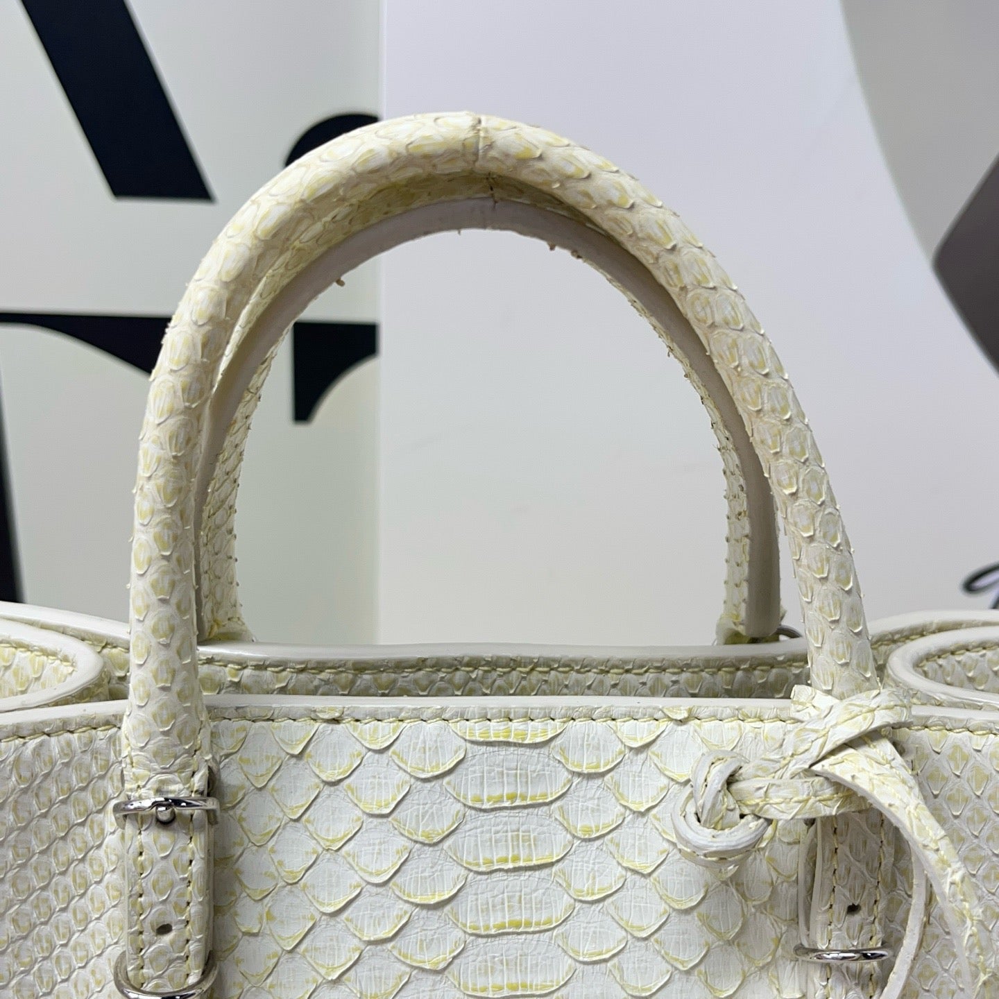 Balenciaga - Neo Classic - Exotic leathers - Python - Yellow - (small)