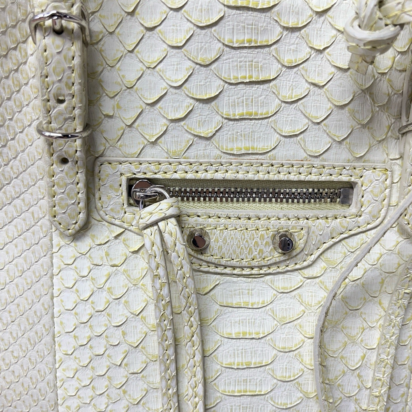 Balenciaga - Neo Classic - Exotic leathers - Python - Yellow - (small)