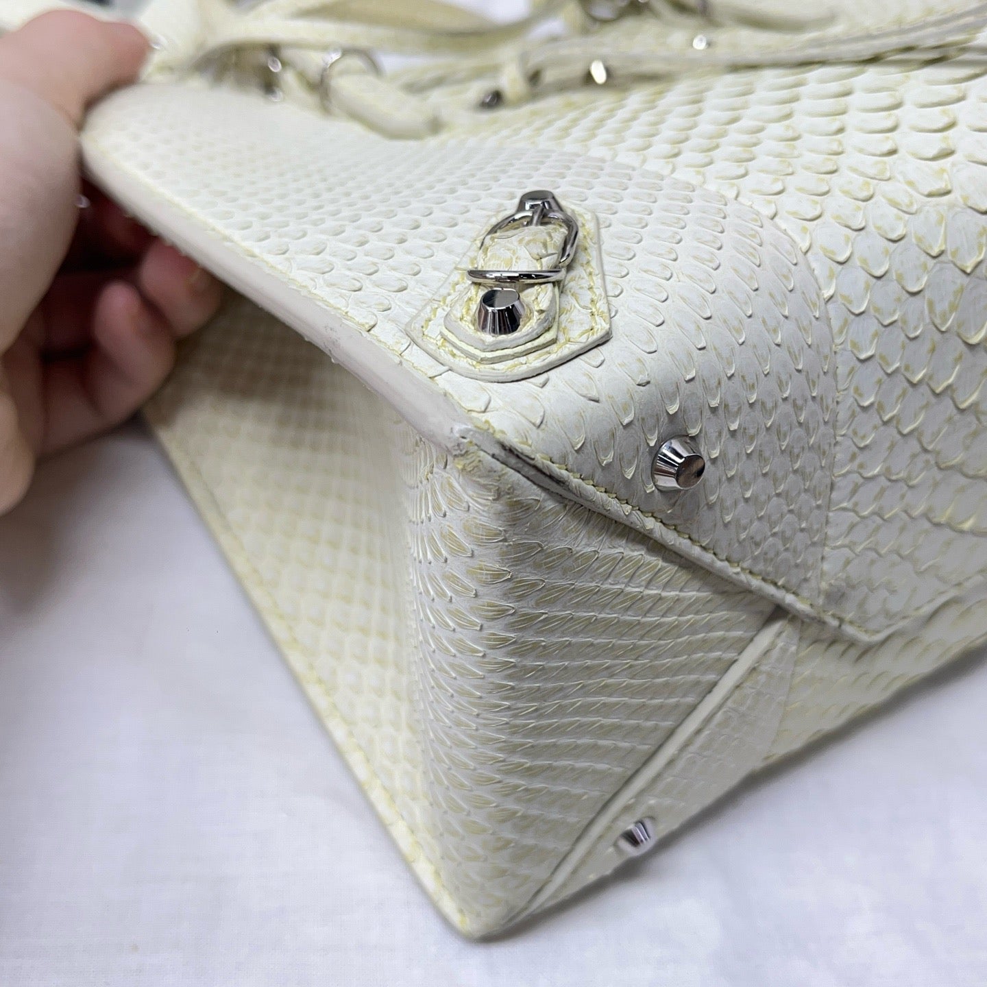 Balenciaga - Neo Classic - Exotic leathers - Python - Yellow - (small)