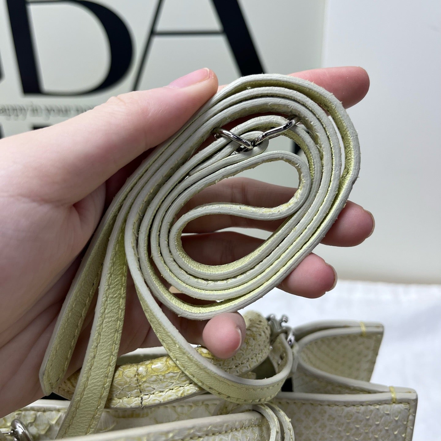 Balenciaga - Neo Classic - Exotic leathers - Python - Yellow - (small)