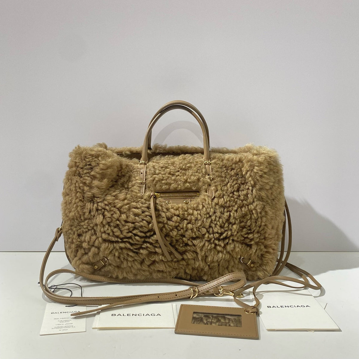 Balenciaga - Neo Classic - Fur - Shearling - Brown