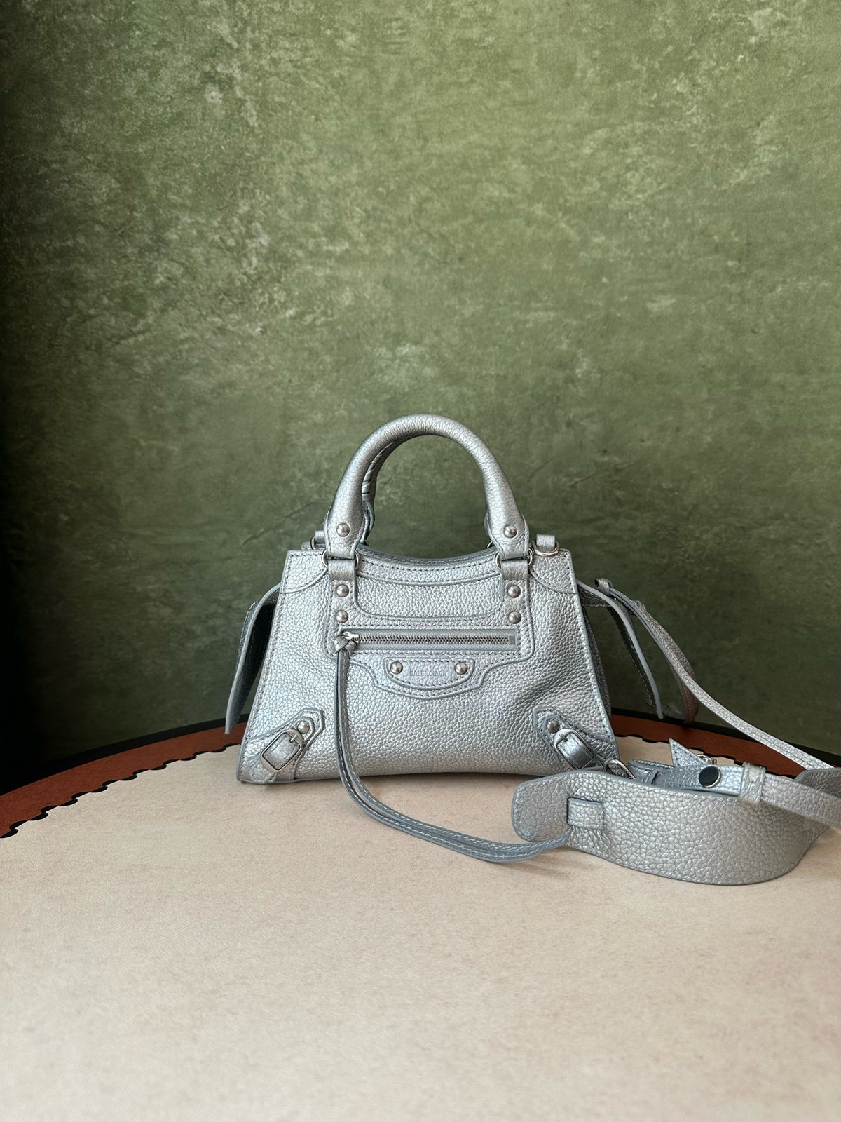 Balenciaga - Neo Classic Mini - Leather - Silver - (mini)