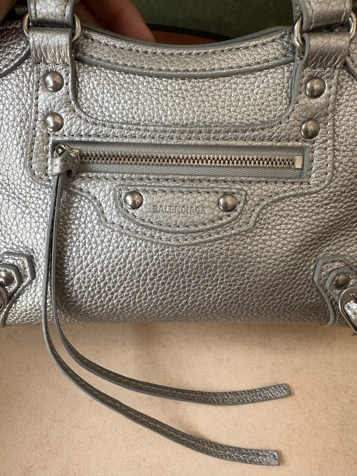 Balenciaga - Neo Classic Mini - Leather - Silver - (mini)