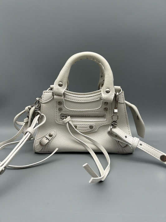 Balenciaga - Neo Classic Mini - Leather - White - (mini)