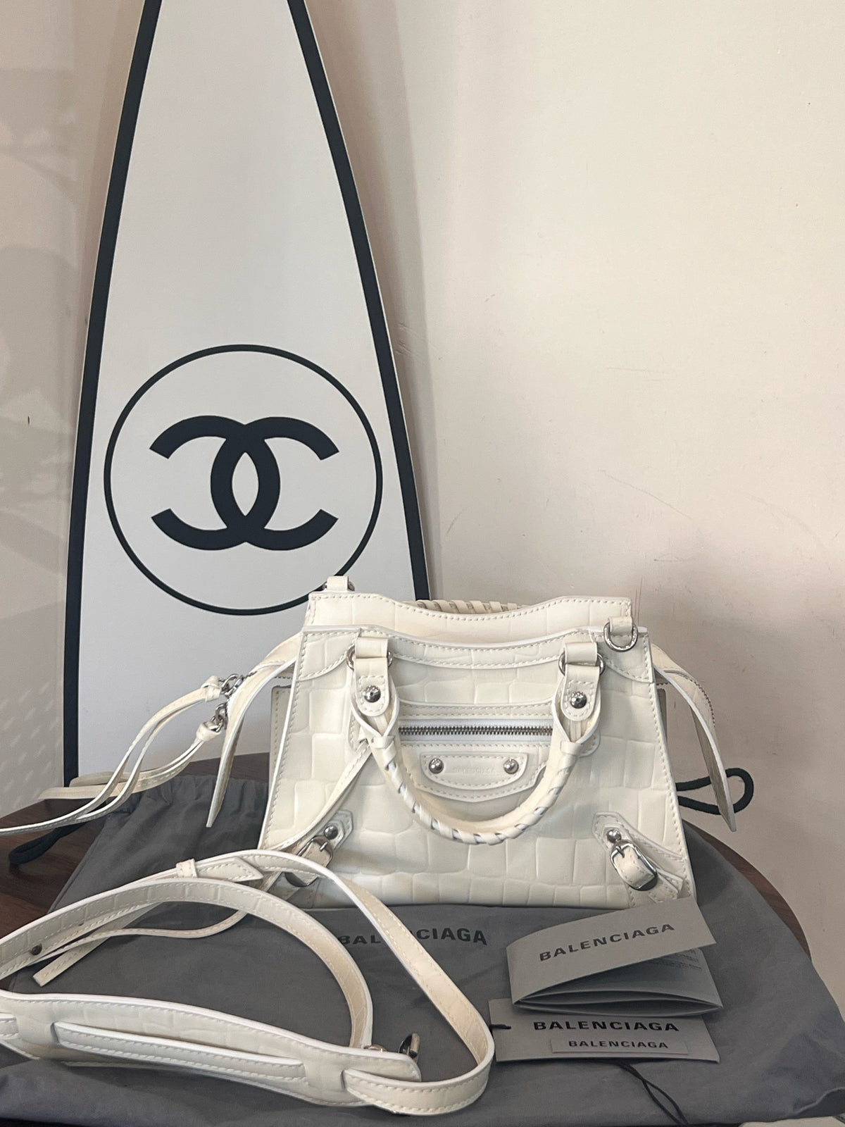 Balenciaga - Neo Classic Mini - Leather - White - (mini)