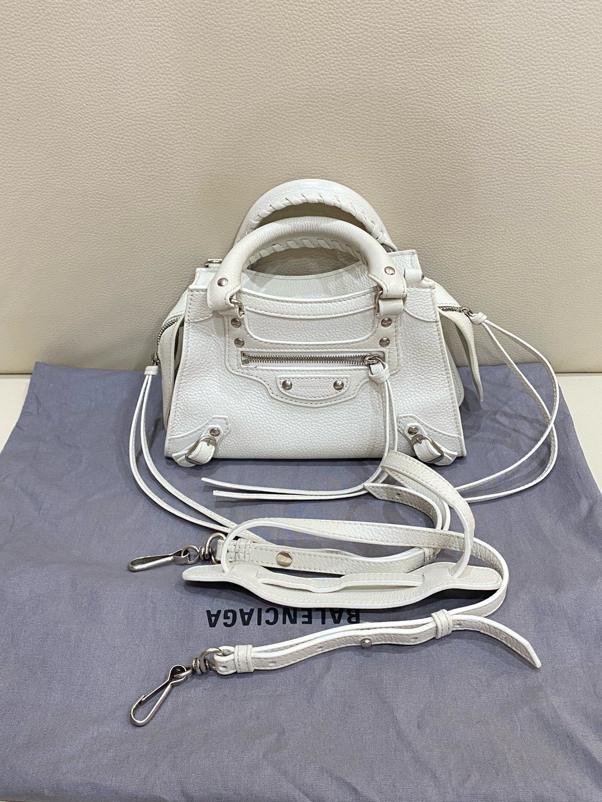 Balenciaga - Neo Classic Mini - Leather - White - (mini)