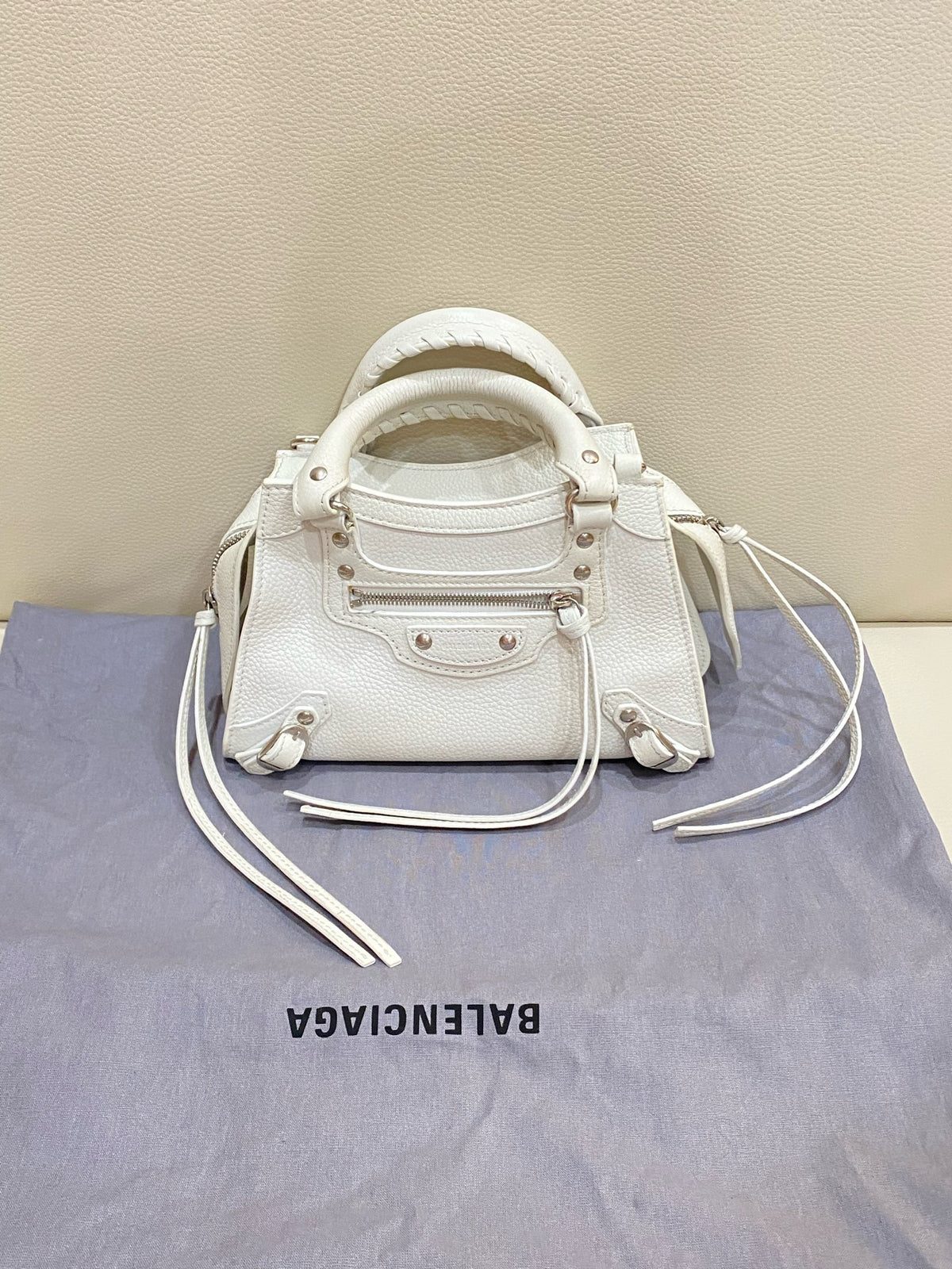 Balenciaga - Neo Classic Mini - Leather - White - (mini)