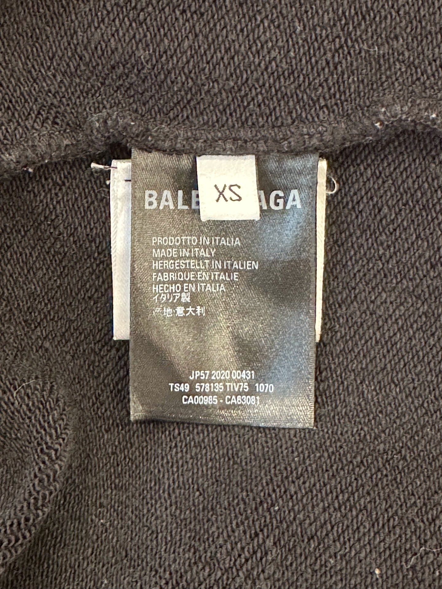 Balenciaga - Other - Cotton - Black - (XS)